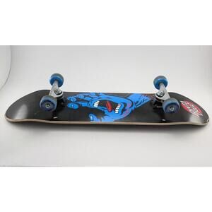Santa Cruz Blue Screaming Hand Black 8.6" x 31.95" Skateboard Bullet Trucks
